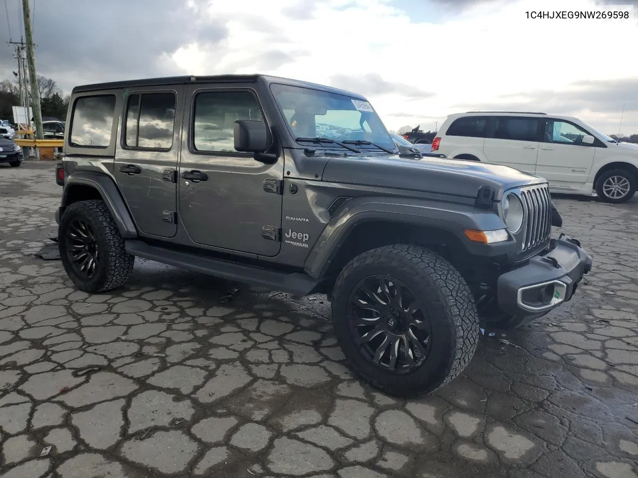 2022 Jeep Wrangler Unlimited Sahara VIN: 1C4HJXEG9NW269598 Lot: 80495964