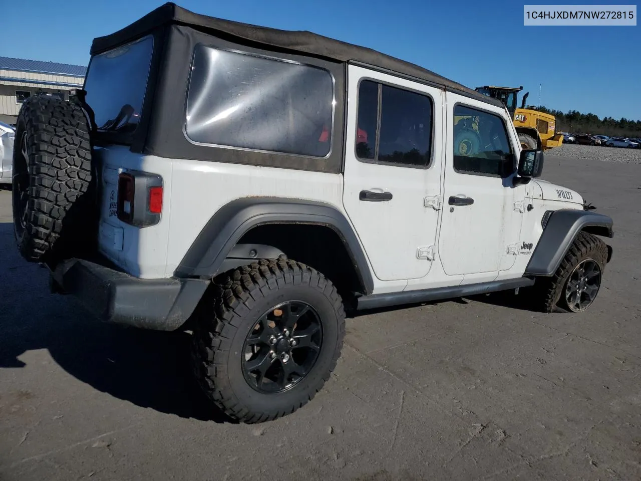 2022 Jeep Wrangler Unlimited Sport VIN: 1C4HJXDM7NW272815 Lot: 80557734