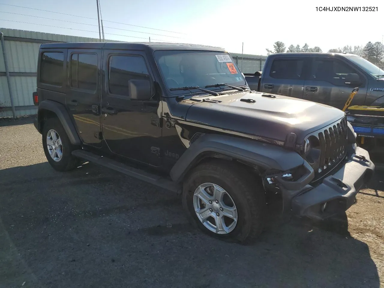 2022 Jeep Wrangler Unlimited Sport VIN: 1C4HJXDN2NW132521 Lot: 80614904