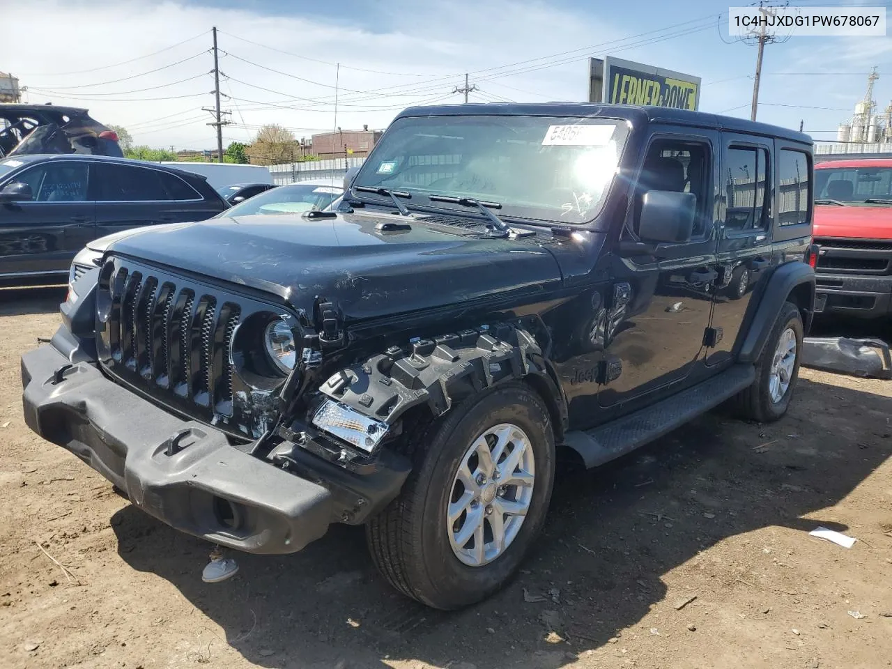 2023 Jeep Wrangler Sport VIN: 1C4HJXDG1PW678067 Lot: 54056544