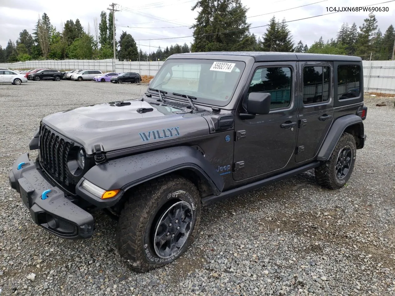 2023 Jeep Wrangler 4Xe VIN: 1C4JJXN68PW690630 Lot: 55932714