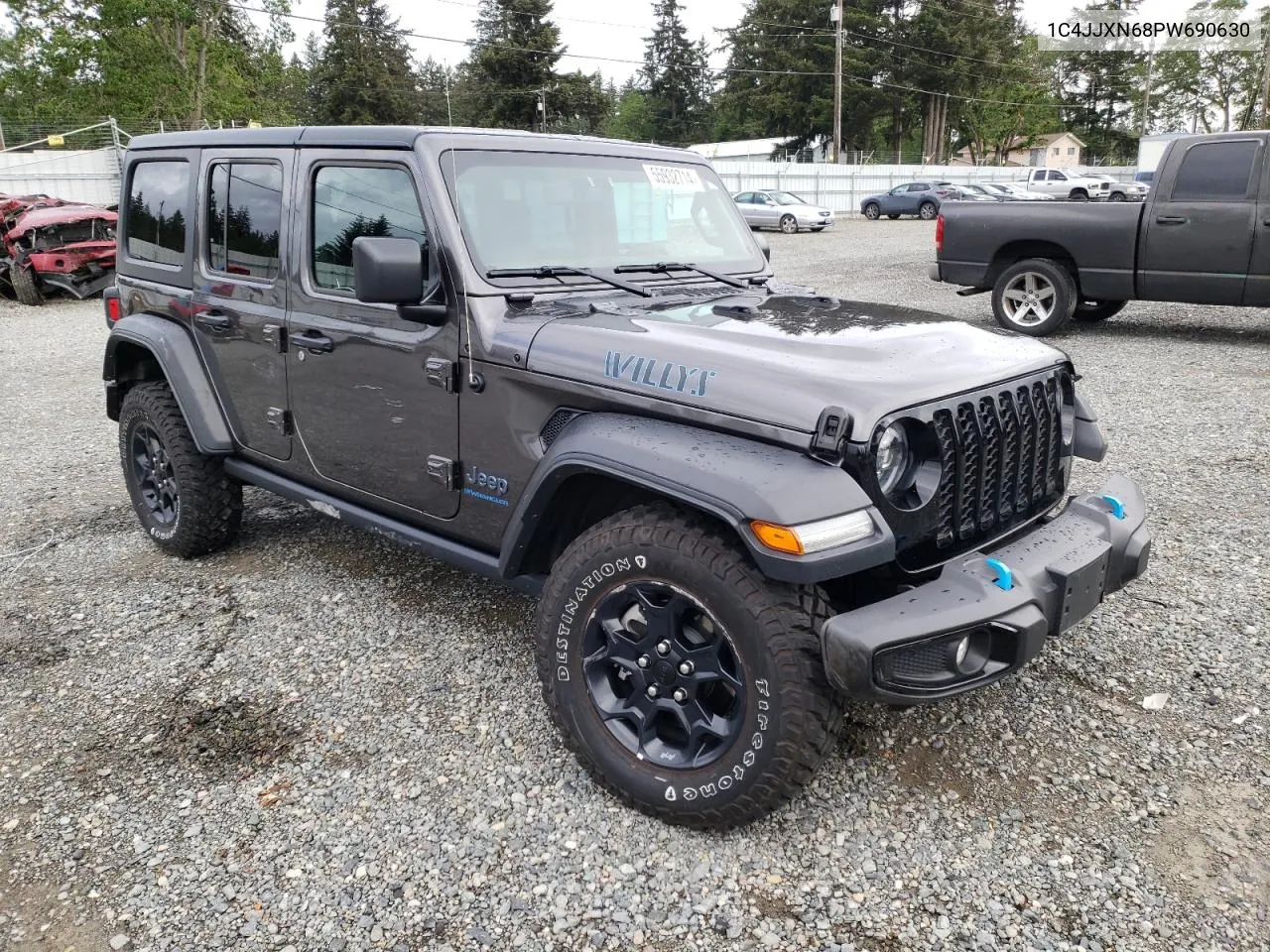 2023 Jeep Wrangler 4Xe VIN: 1C4JJXN68PW690630 Lot: 55932714