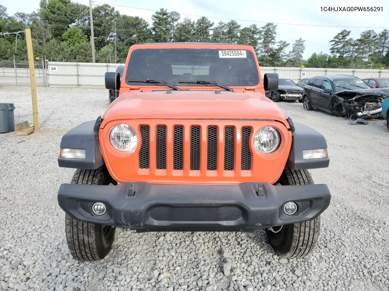 2023 Jeep Wrangler Sport VIN: 1C4HJXAG0PW656291 Lot: 59425594