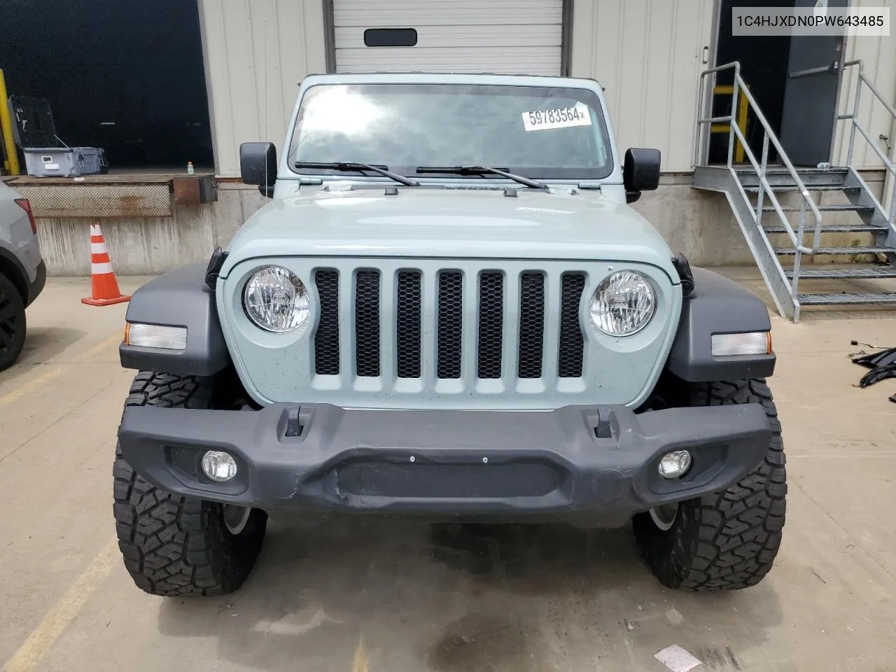 2023 Jeep Wrangler Sport VIN: 1C4HJXDN0PW643485 Lot: 59783564