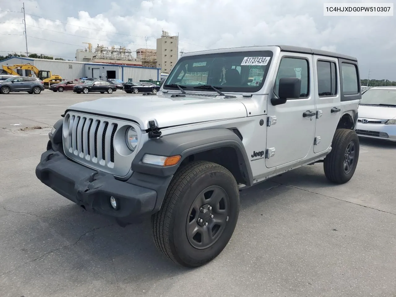 1C4HJXDG0PW510307 2023 Jeep Wrangler Sport