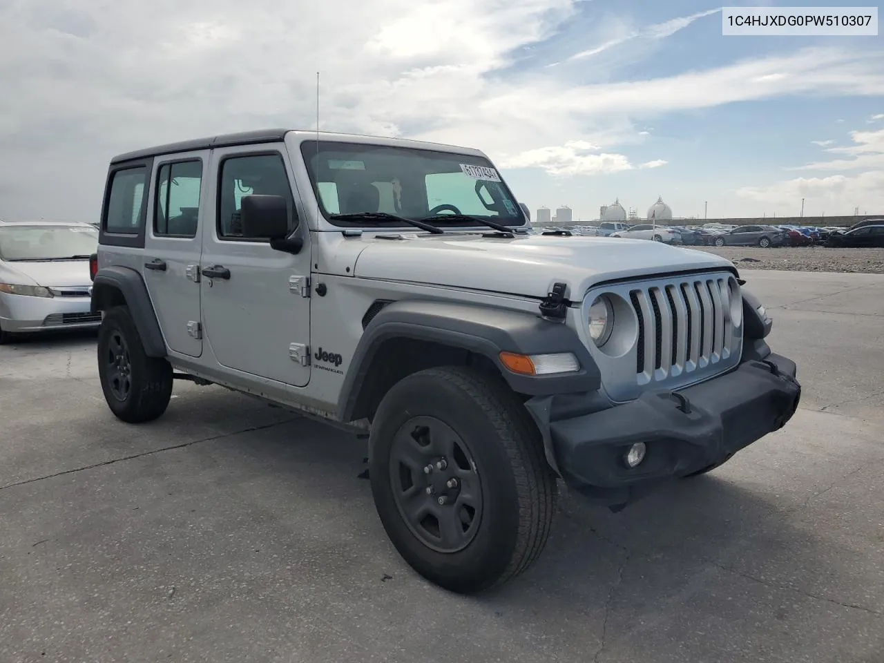 1C4HJXDG0PW510307 2023 Jeep Wrangler Sport