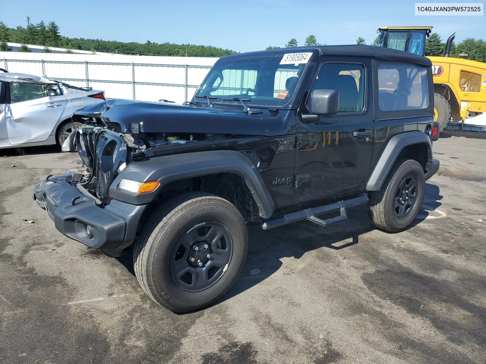 2023 Jeep Wrangler Sport VIN: 1C4GJXAN3PW572525 Lot: 61905064