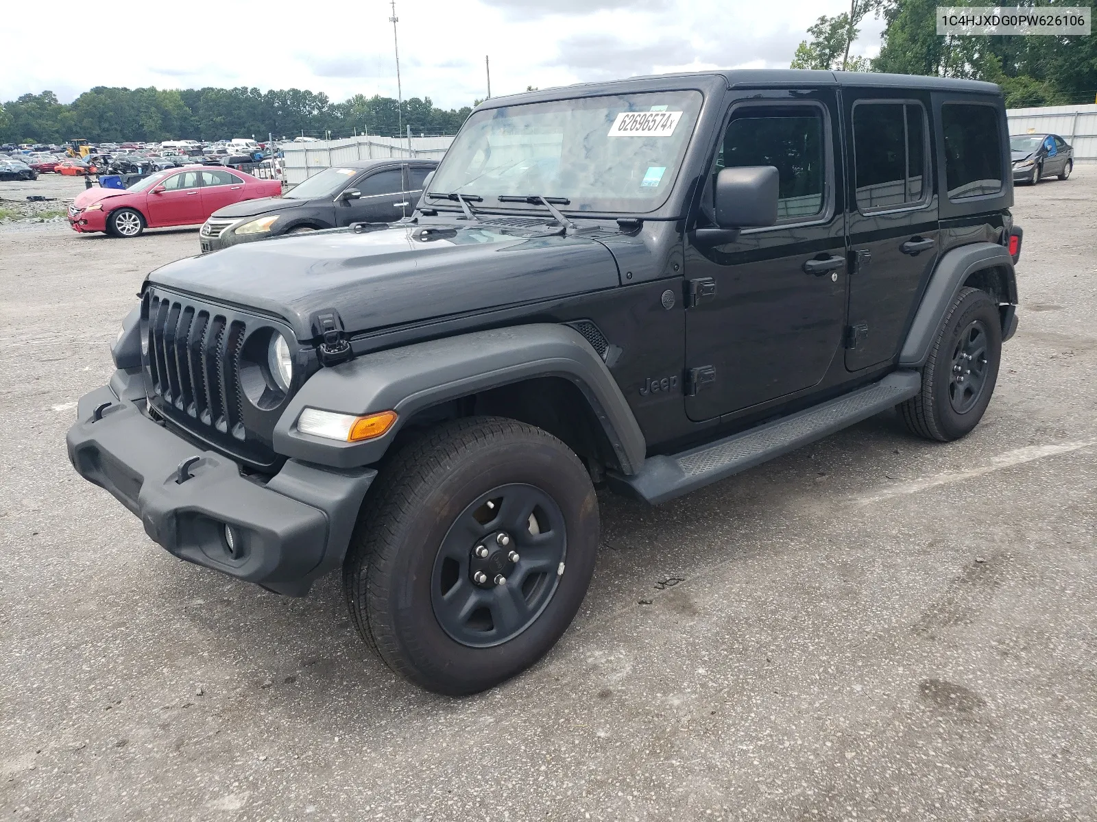 2023 Jeep Wrangler Sport VIN: 1C4HJXDG0PW626106 Lot: 62696574