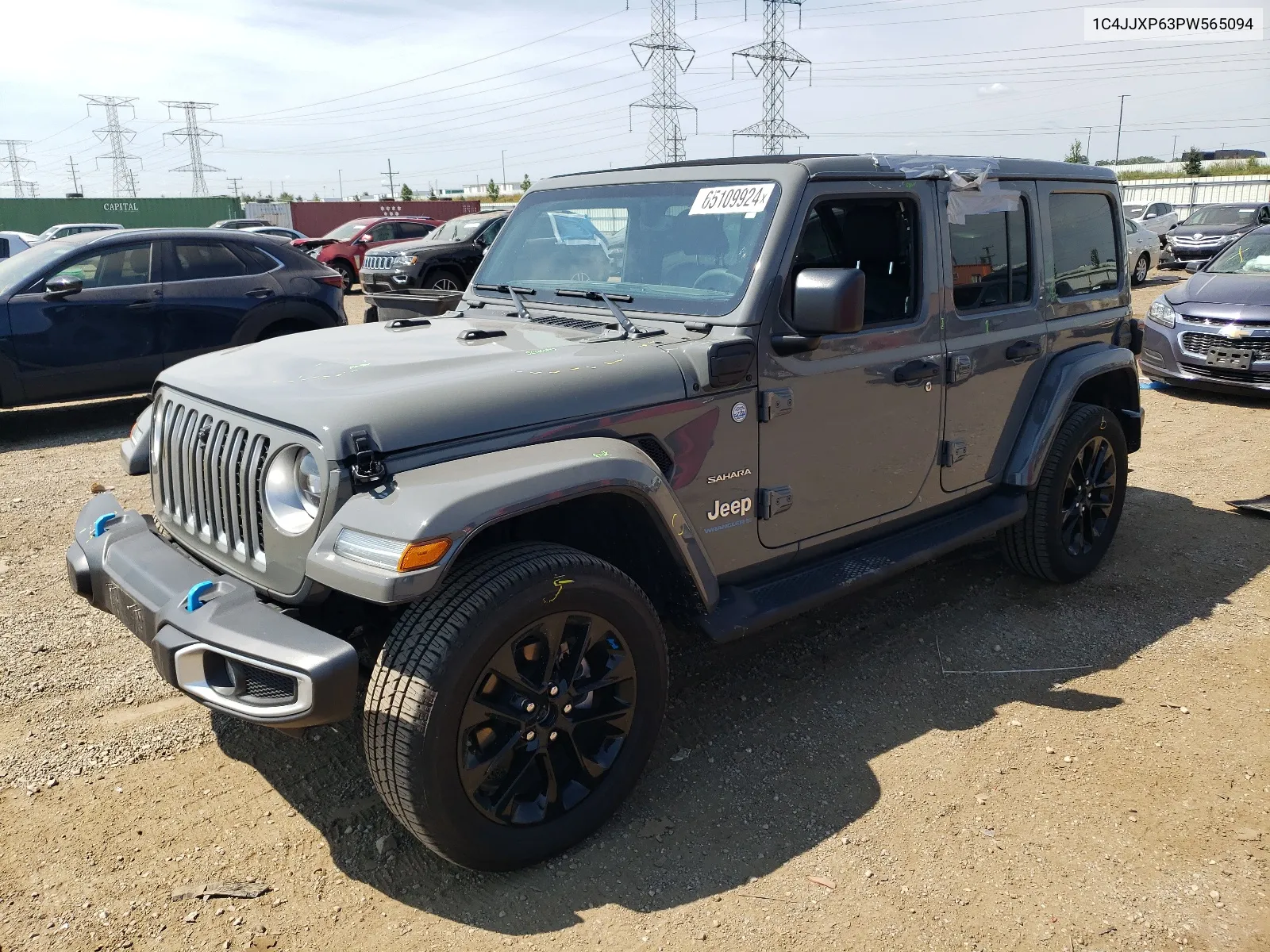 2023 Jeep Wrangler Sahara 4Xe VIN: 1C4JJXP63PW565094 Lot: 65109924