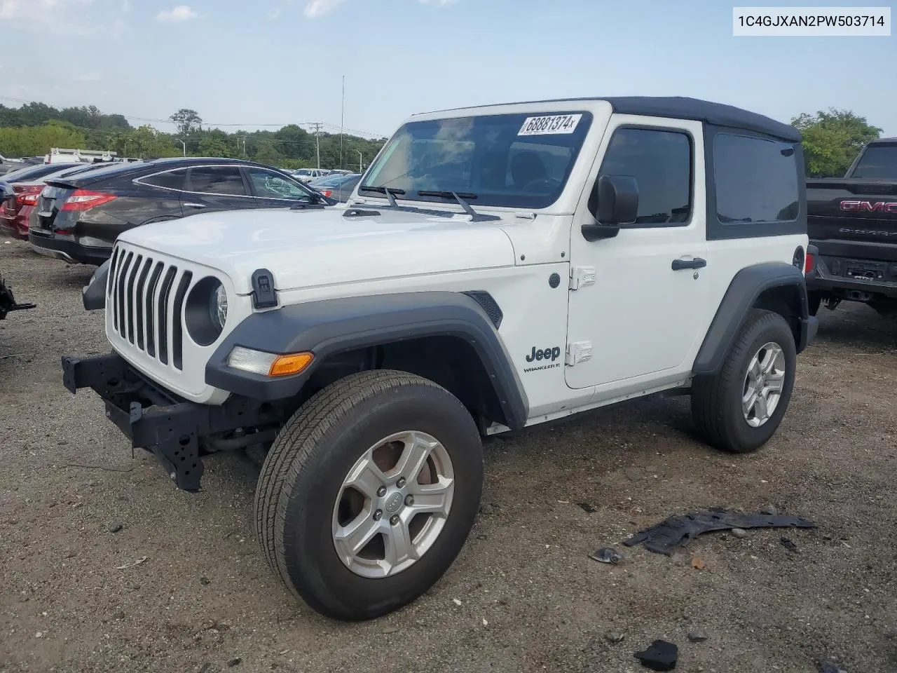 2023 Jeep Wrangler Sport VIN: 1C4GJXAN2PW503714 Lot: 68881374