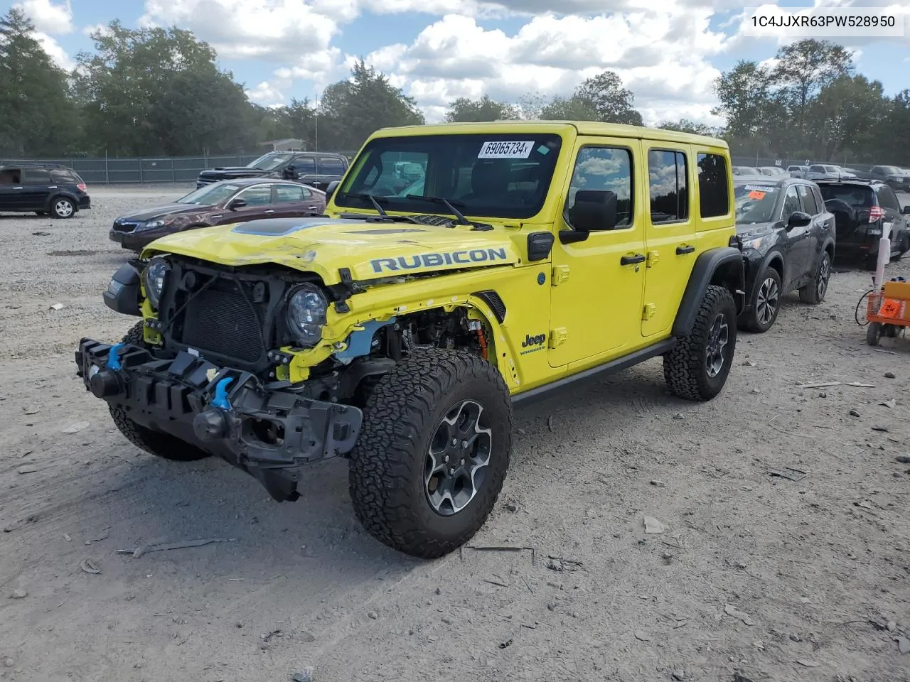 2023 Jeep Wrangler Rubicon 4Xe VIN: 1C4JJXR63PW528950 Lot: 69065734