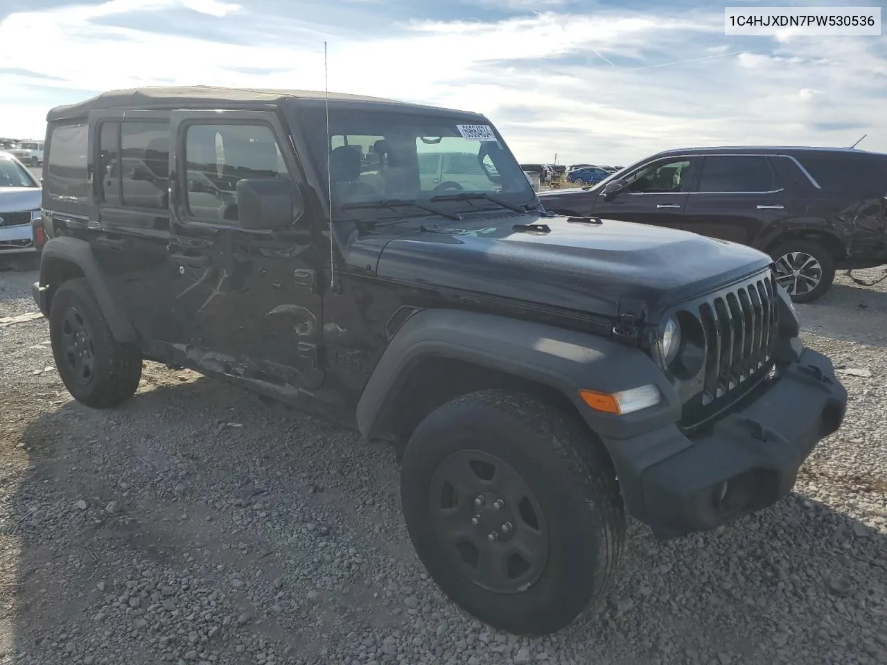 1C4HJXDN7PW530536 2023 Jeep Wrangler Sport