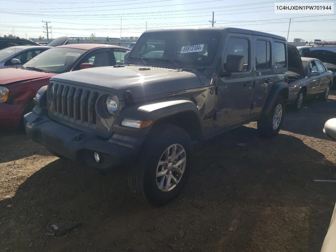 2023 Jeep Wrangler Sport VIN: 1C4HJXDN1PW701944 Lot: 69973104