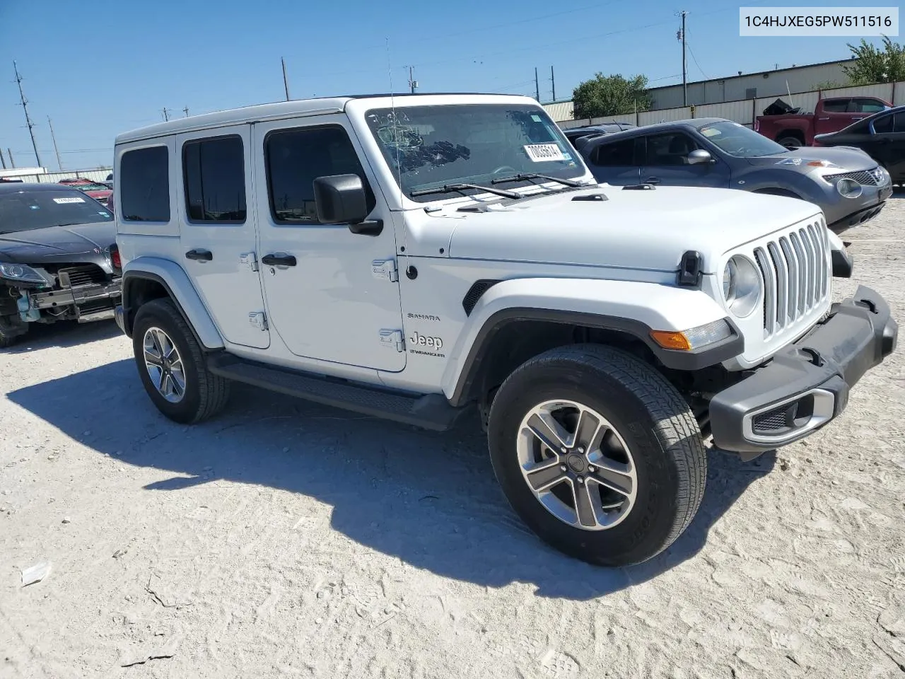 2023 Jeep Wrangler 4-Door Sahara 4X4 VIN: 1C4HJXEG5PW511516 Lot: 70035614