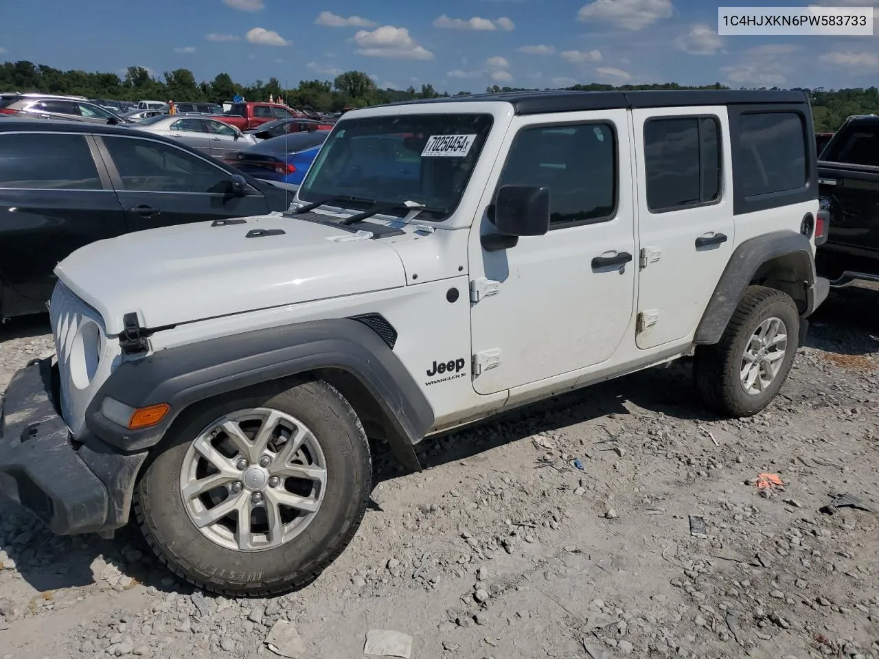 2023 Jeep Wrangler Sport VIN: 1C4HJXKN6PW583733 Lot: 70250454