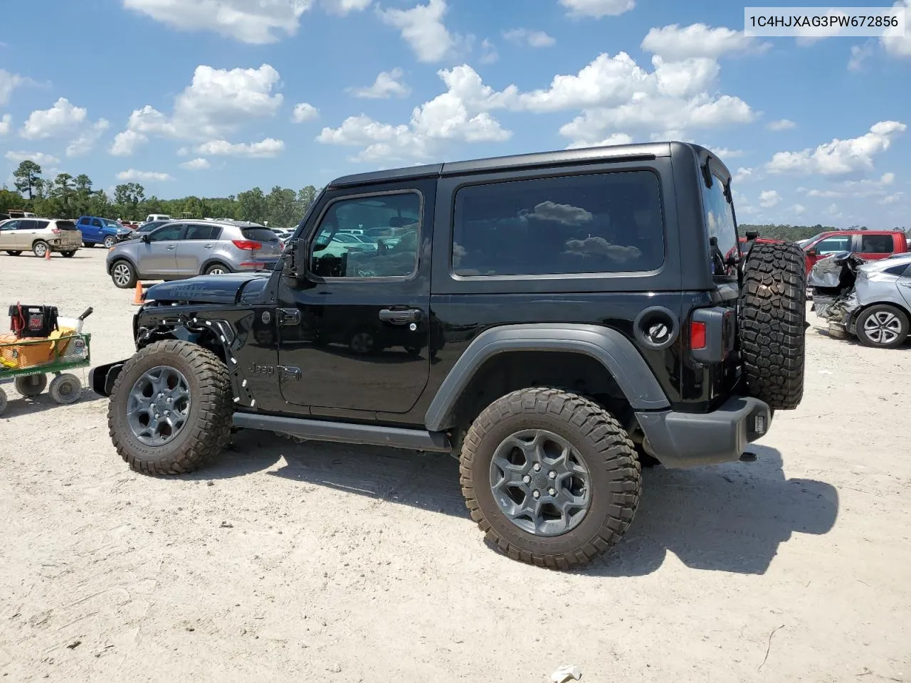 2023 Jeep Wrangler Sport VIN: 1C4HJXAG3PW672856 Lot: 70444274