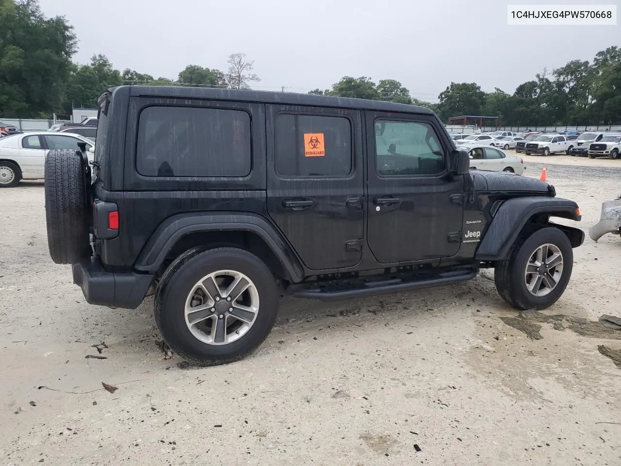 2023 Jeep Wrangler Sahara VIN: 1C4HJXEG4PW570668 Lot: 70622274