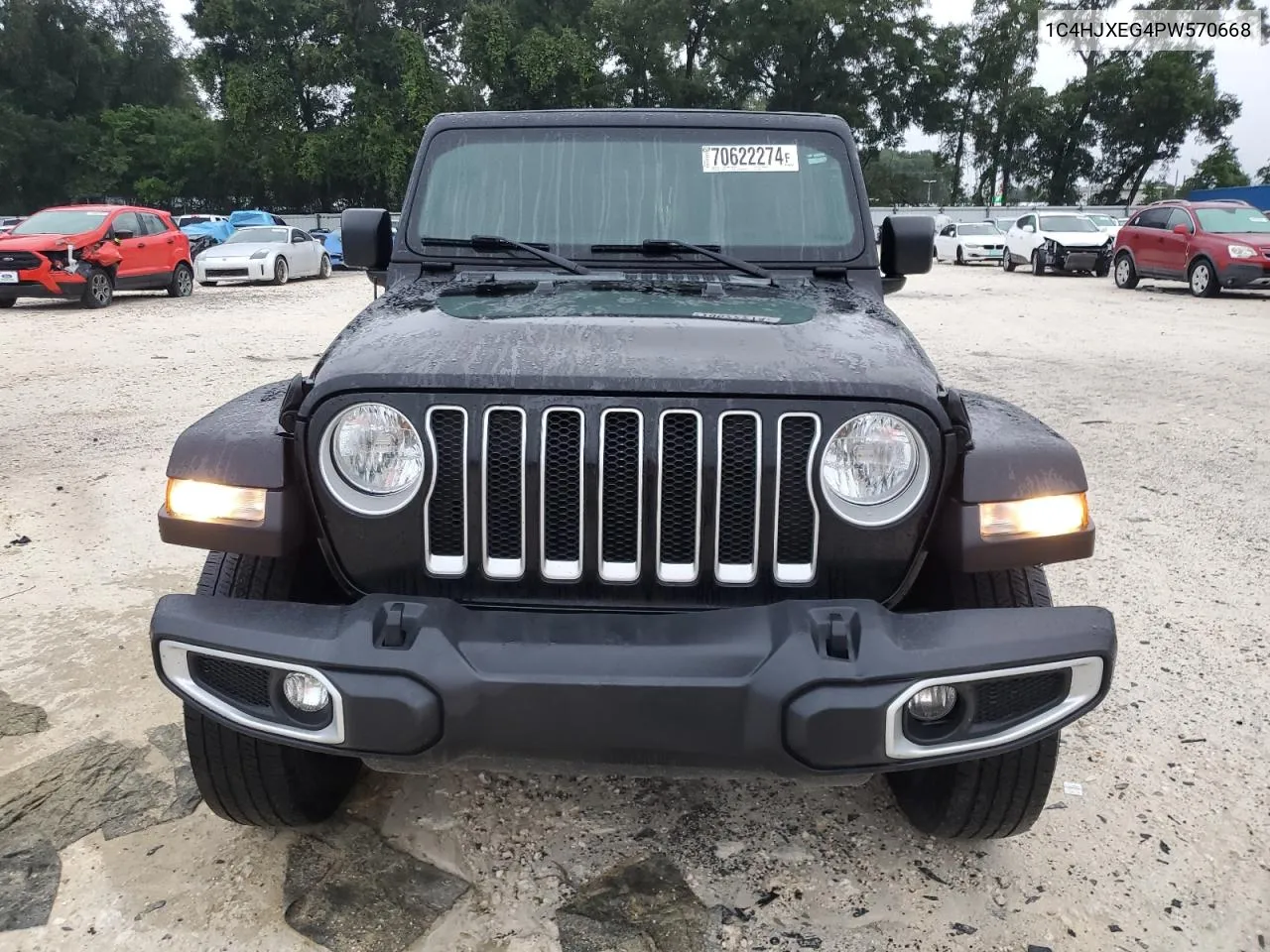 2023 Jeep Wrangler Sahara VIN: 1C4HJXEG4PW570668 Lot: 70622274