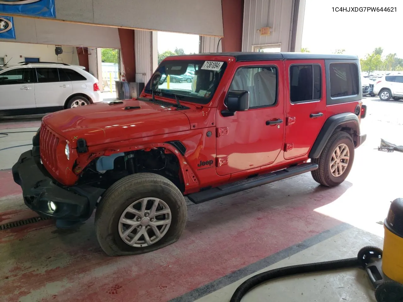 1C4HJXDG7PW644621 2023 Jeep Wrangler Sport