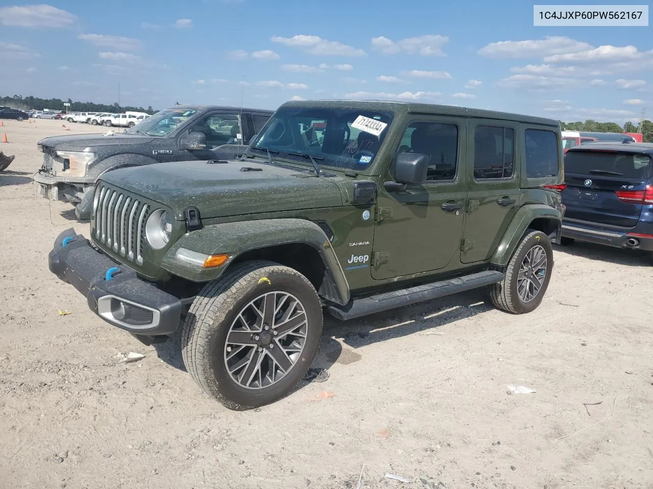 2023 Jeep Wrangler Sahara 4Xe VIN: 1C4JJXP60PW562167 Lot: 71743334