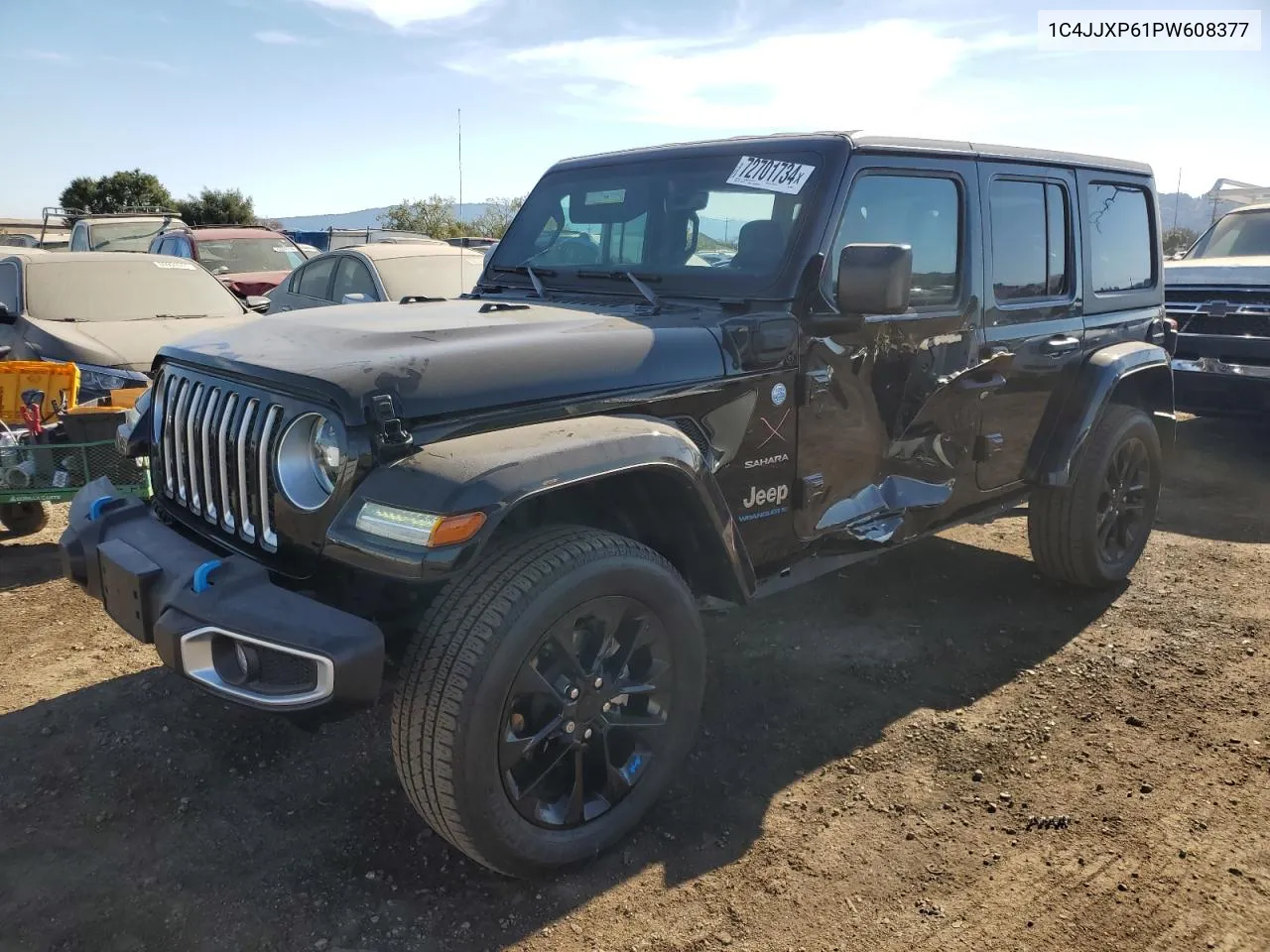 2023 Jeep Wrangler Sahara 4Xe VIN: 1C4JJXP61PW608377 Lot: 72701734