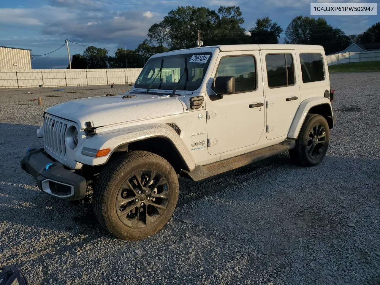 2023 Jeep Wrangler Sahara 4Xe VIN: 1C4JJXP61PW502947 Lot: 73961434