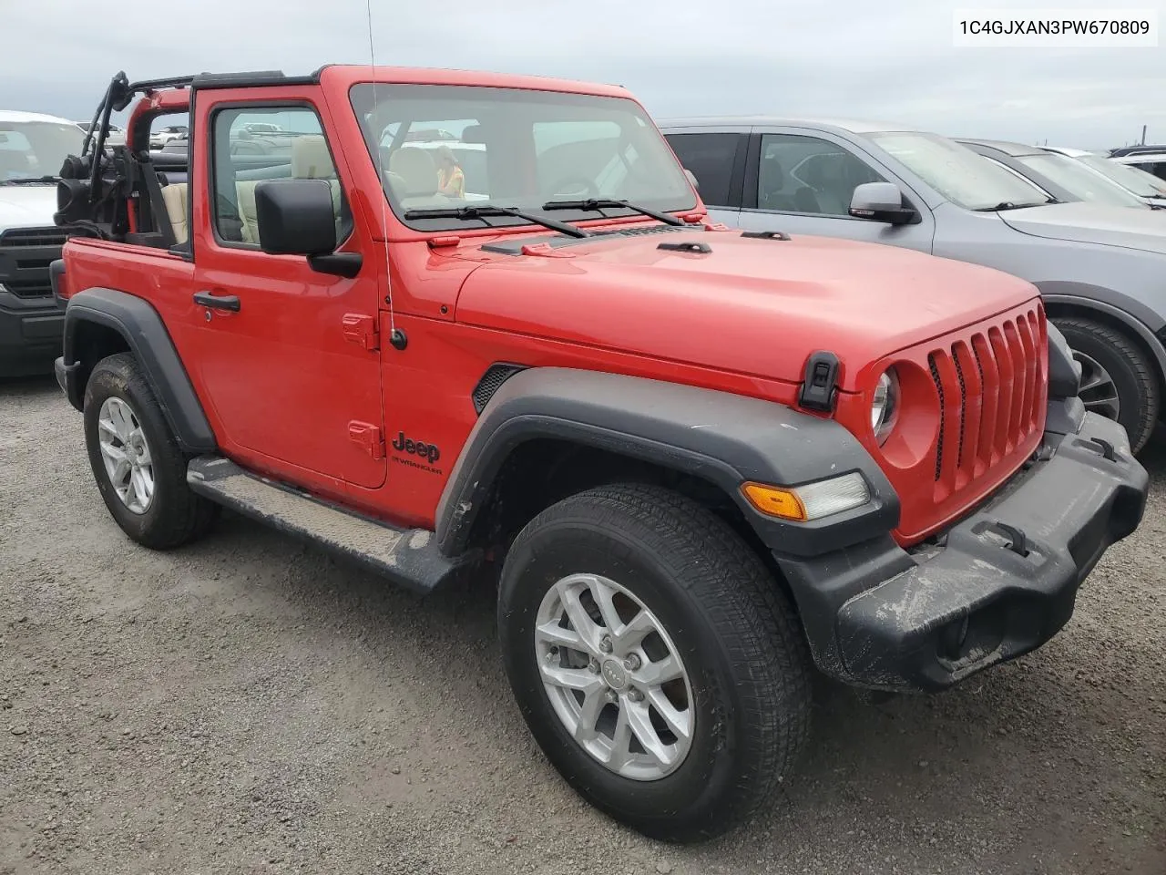 2023 Jeep Wrangler Sport VIN: 1C4GJXAN3PW670809 Lot: 74039924