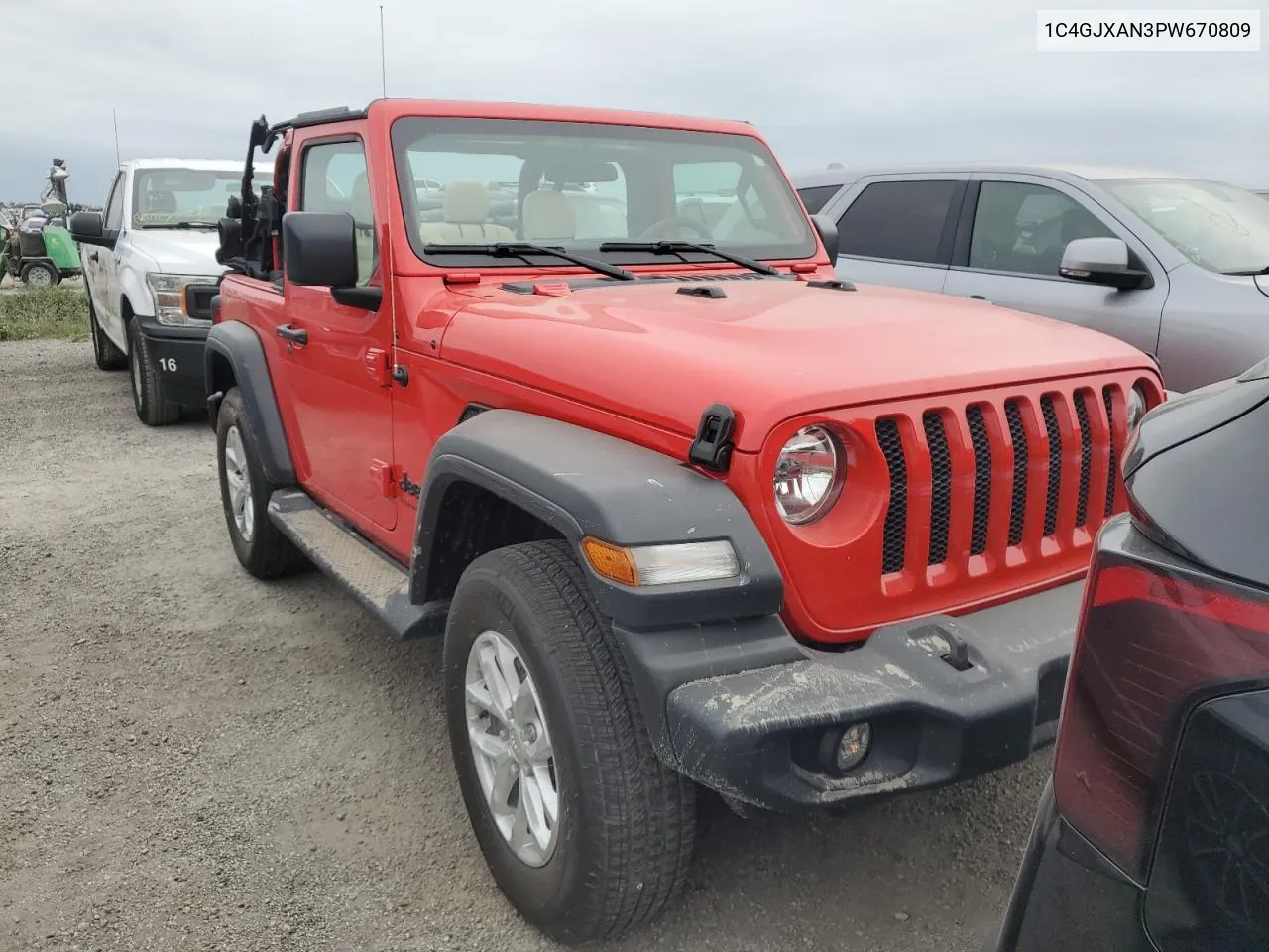 2023 Jeep Wrangler Sport VIN: 1C4GJXAN3PW670809 Lot: 74039924