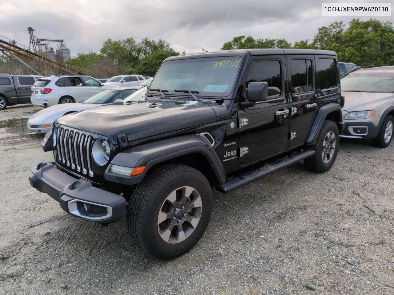 2023 Jeep Wrangler Sahara VIN: 1C4HJXEN9PW620110 Lot: 74899374