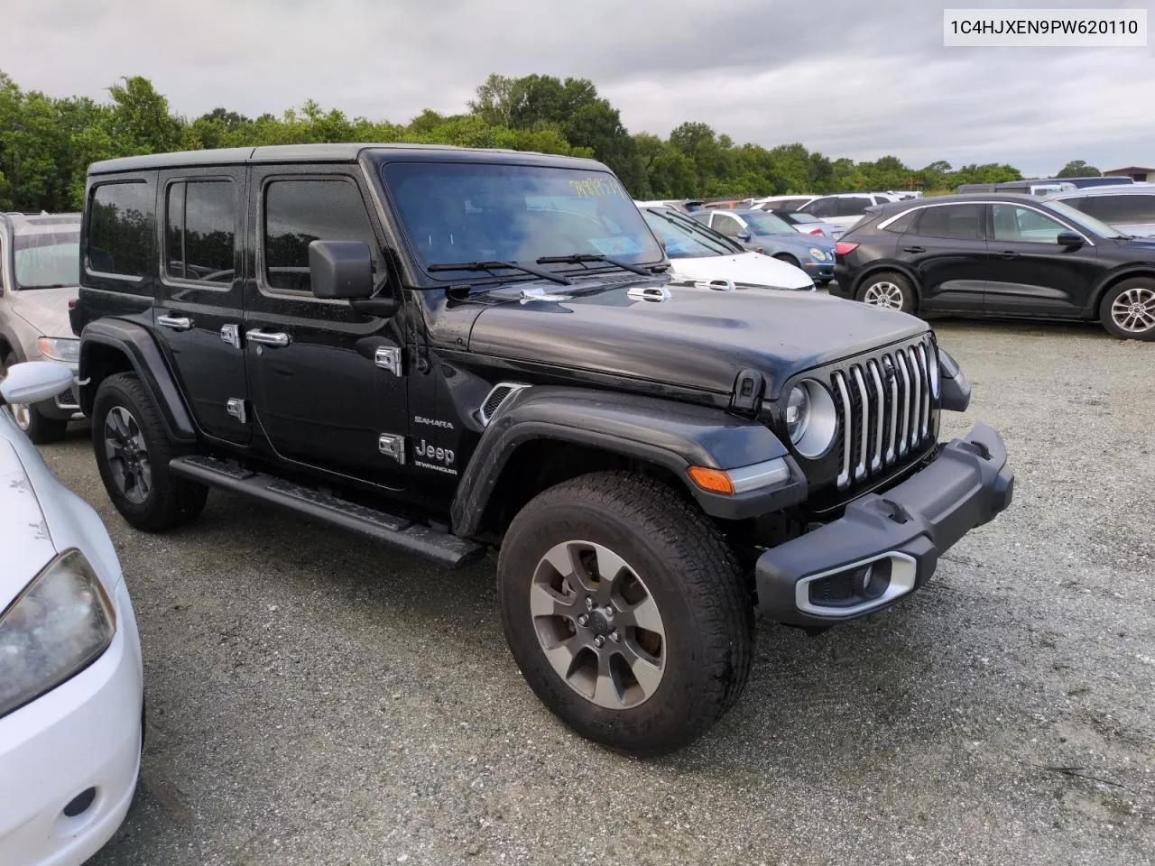 2023 Jeep Wrangler Sahara VIN: 1C4HJXEN9PW620110 Lot: 74899374