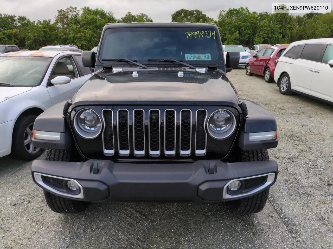 2023 Jeep Wrangler Sahara VIN: 1C4HJXEN9PW620110 Lot: 74899374