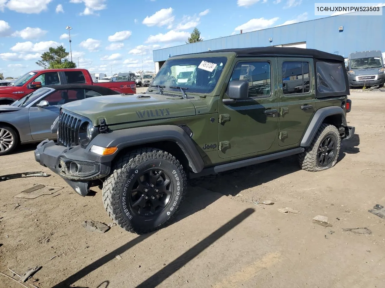 2023 Jeep Wrangler Sport VIN: 1C4HJXDN1PW523503 Lot: 74976134