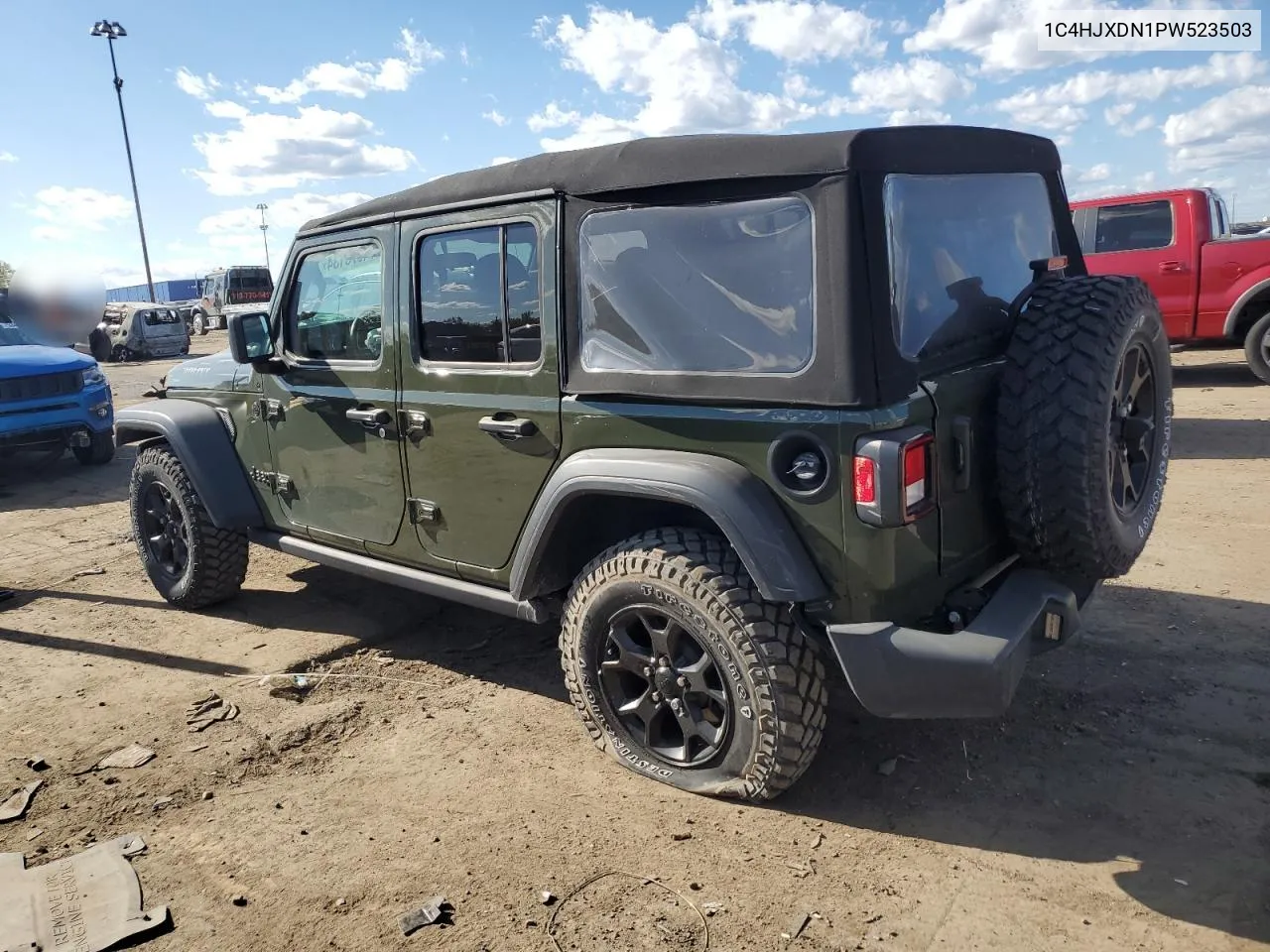 2023 Jeep Wrangler Sport VIN: 1C4HJXDN1PW523503 Lot: 74976134