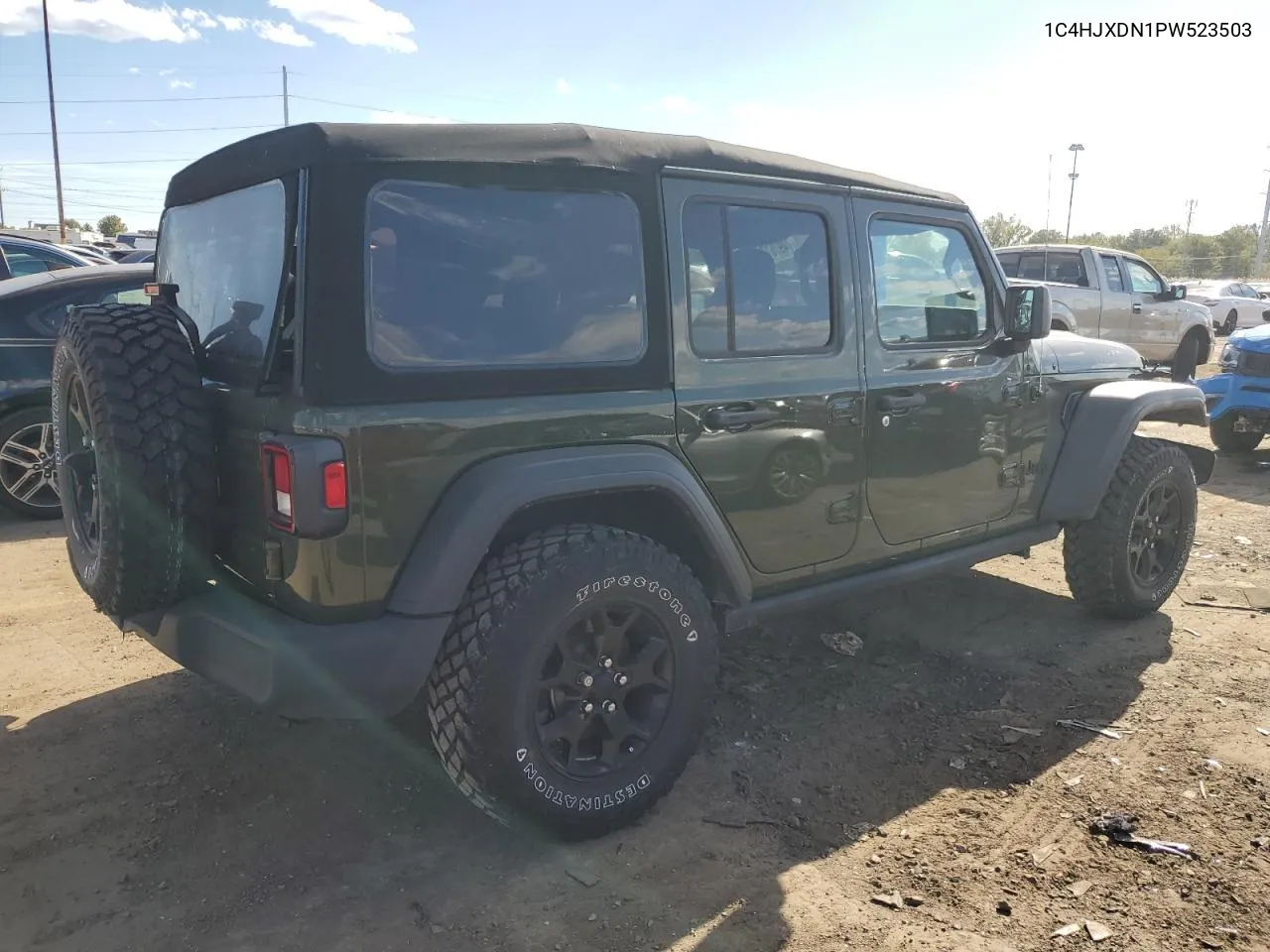 2023 Jeep Wrangler Sport VIN: 1C4HJXDN1PW523503 Lot: 74976134