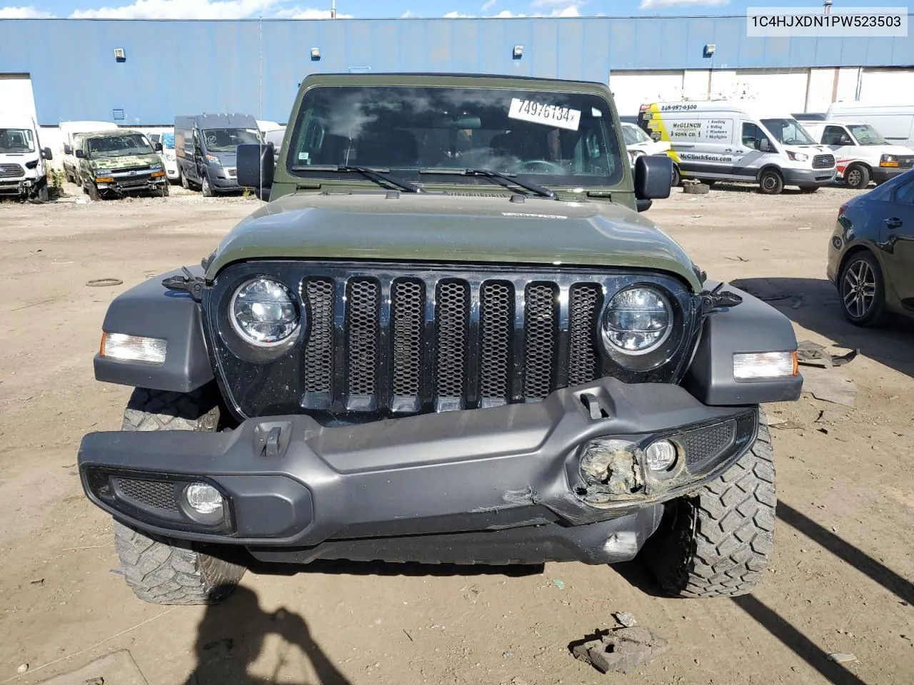 2023 Jeep Wrangler Sport VIN: 1C4HJXDN1PW523503 Lot: 74976134