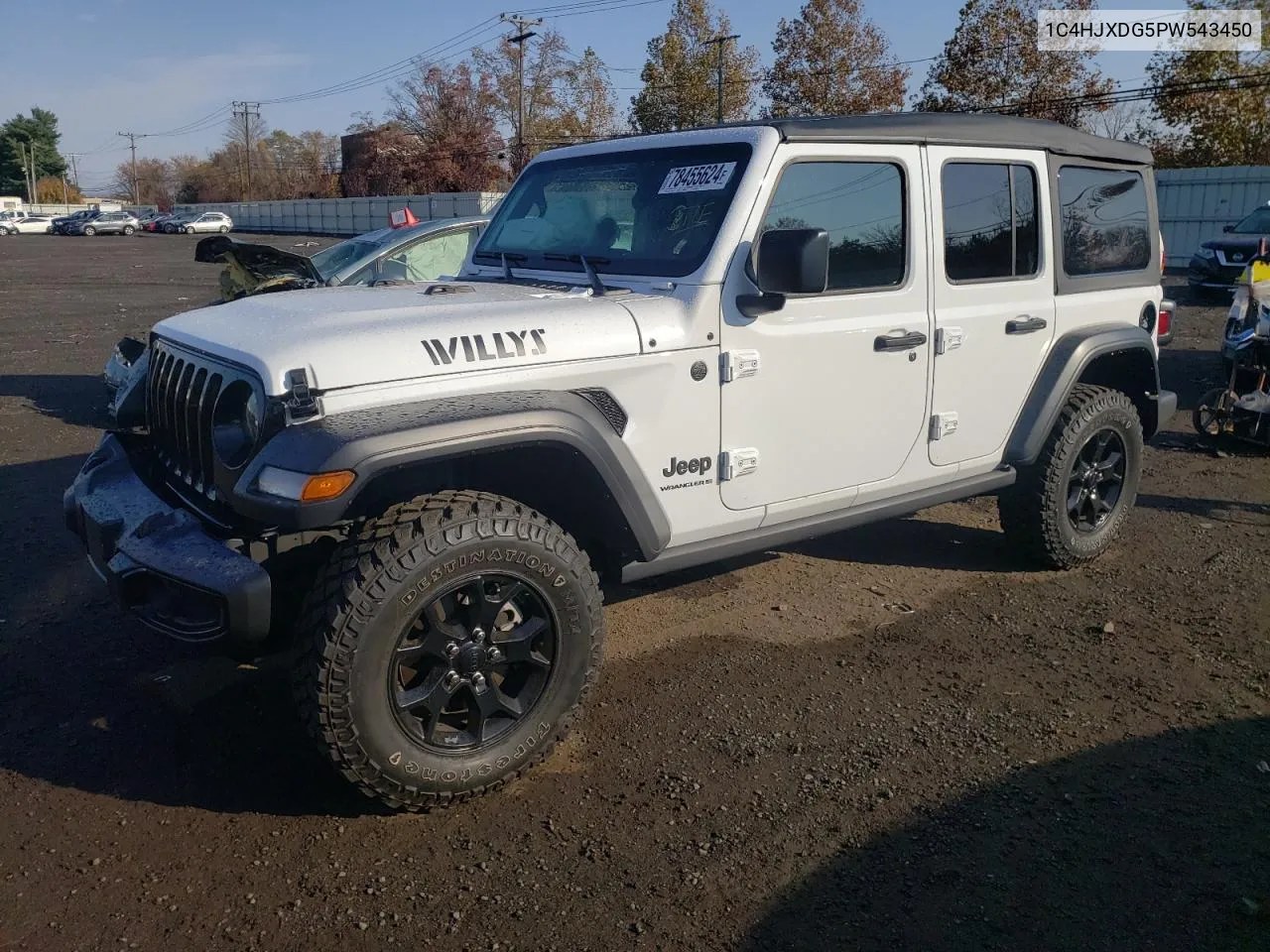 2023 Jeep Wrangler Sport VIN: 1C4HJXDG5PW543450 Lot: 78455624