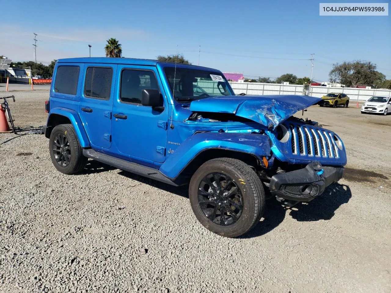 2023 Jeep Wrangler Sahara 4Xe VIN: 1C4JJXP64PW593986 Lot: 78941354