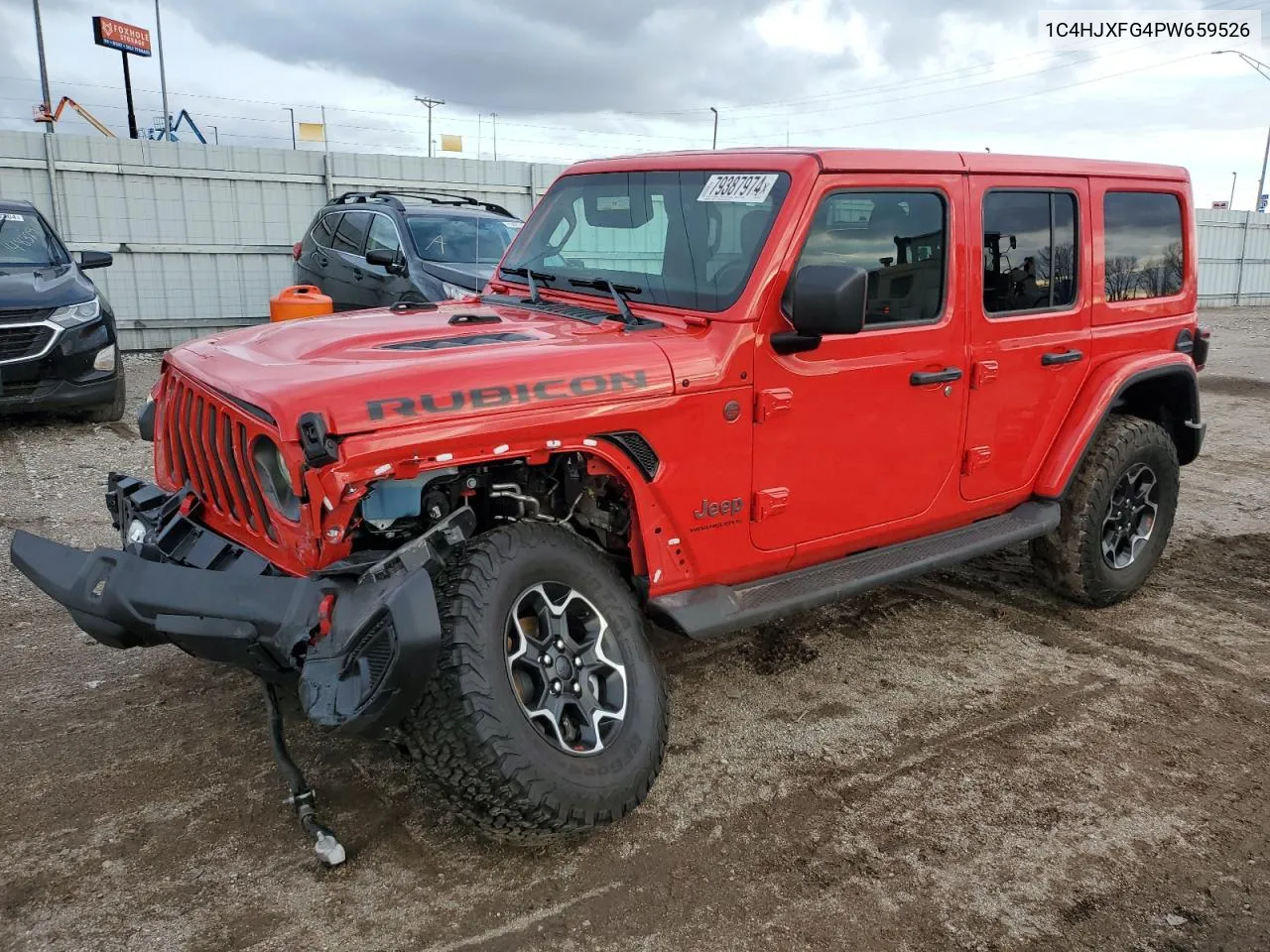 2023 Jeep Wrangler Rubicon VIN: 1C4HJXFG4PW659526 Lot: 79387974