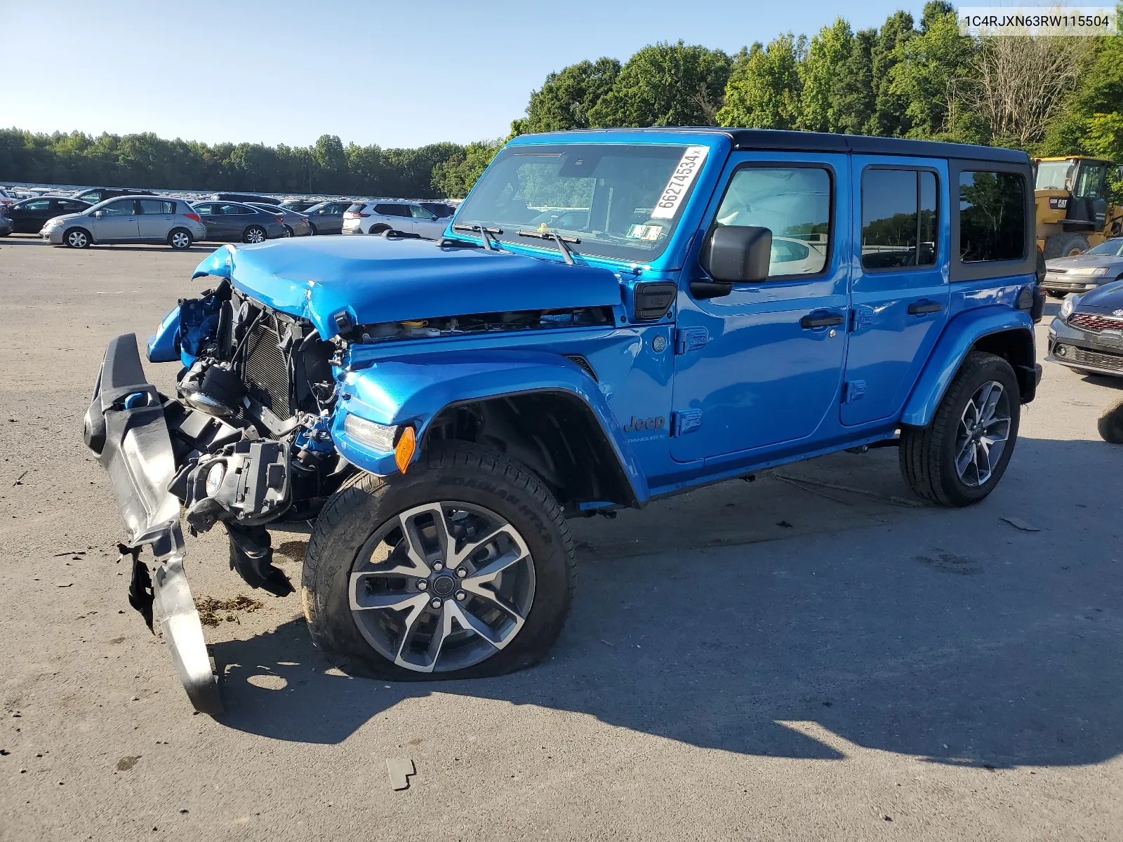 2024 Jeep Wrangler 4Xe VIN: 1C4RJXN63RW115504 Lot: 66274534