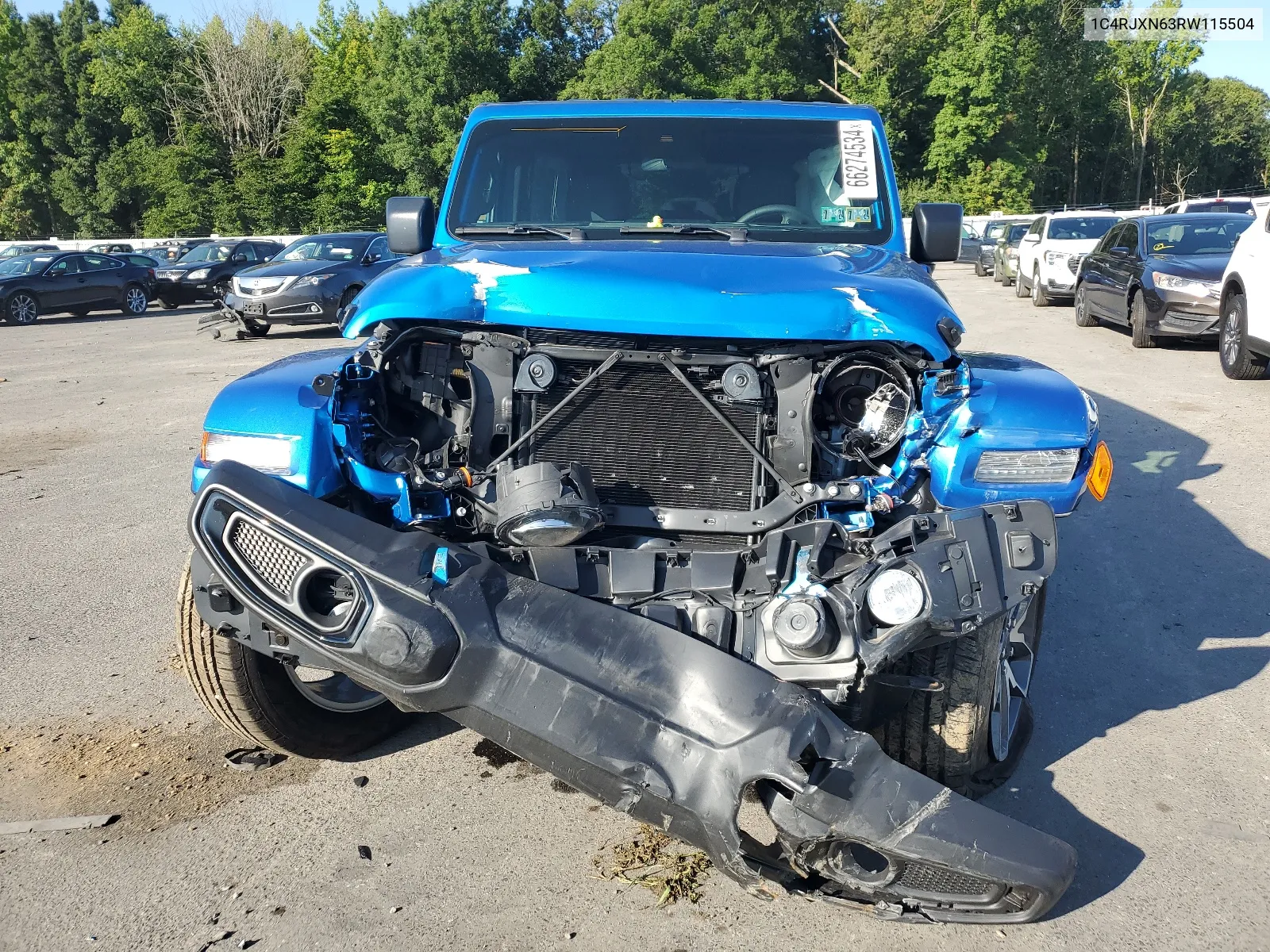 2024 Jeep Wrangler 4Xe VIN: 1C4RJXN63RW115504 Lot: 66274534