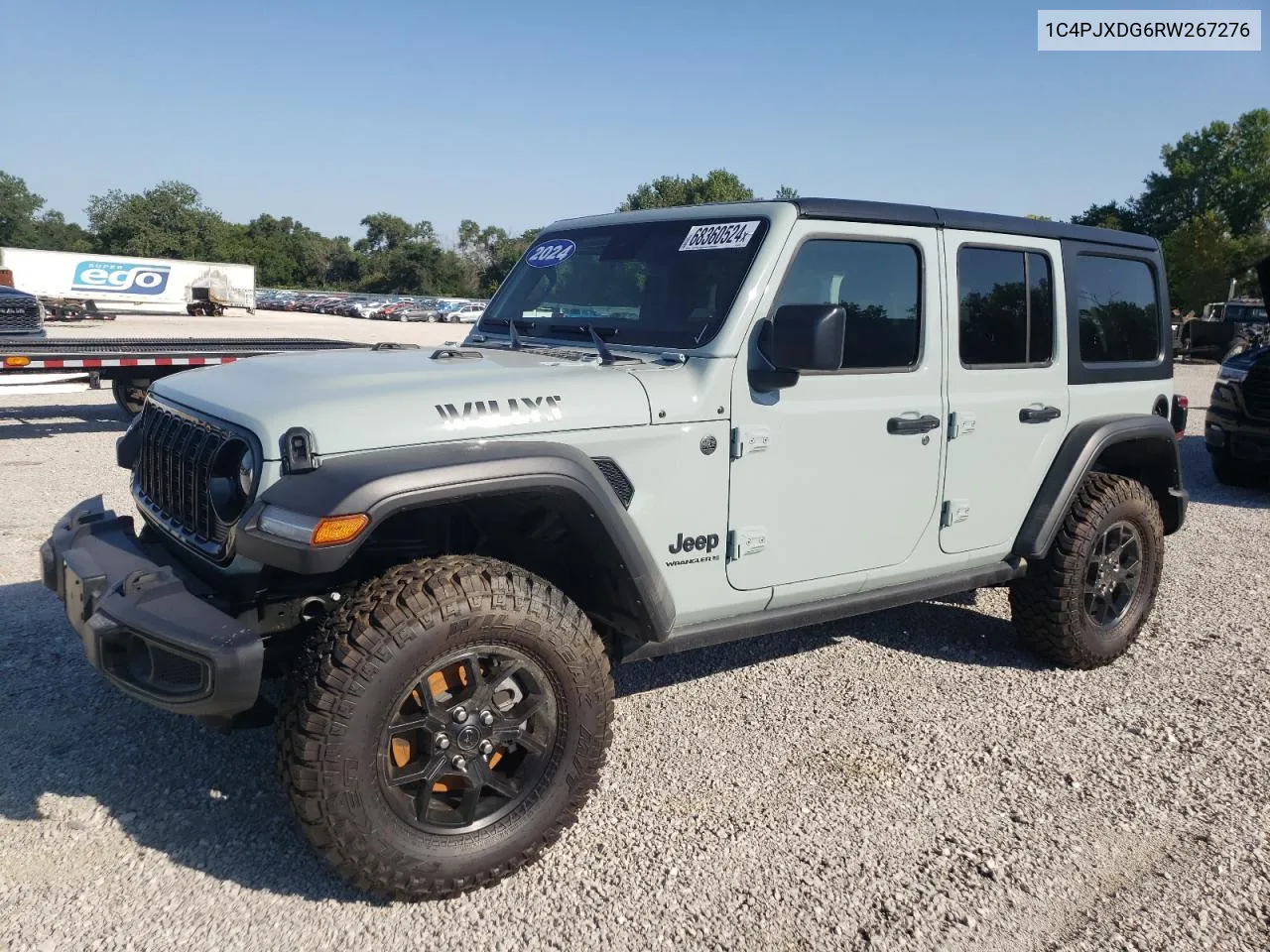 2024 Jeep Wrangler Sport VIN: 1C4PJXDG6RW267276 Lot: 68360524