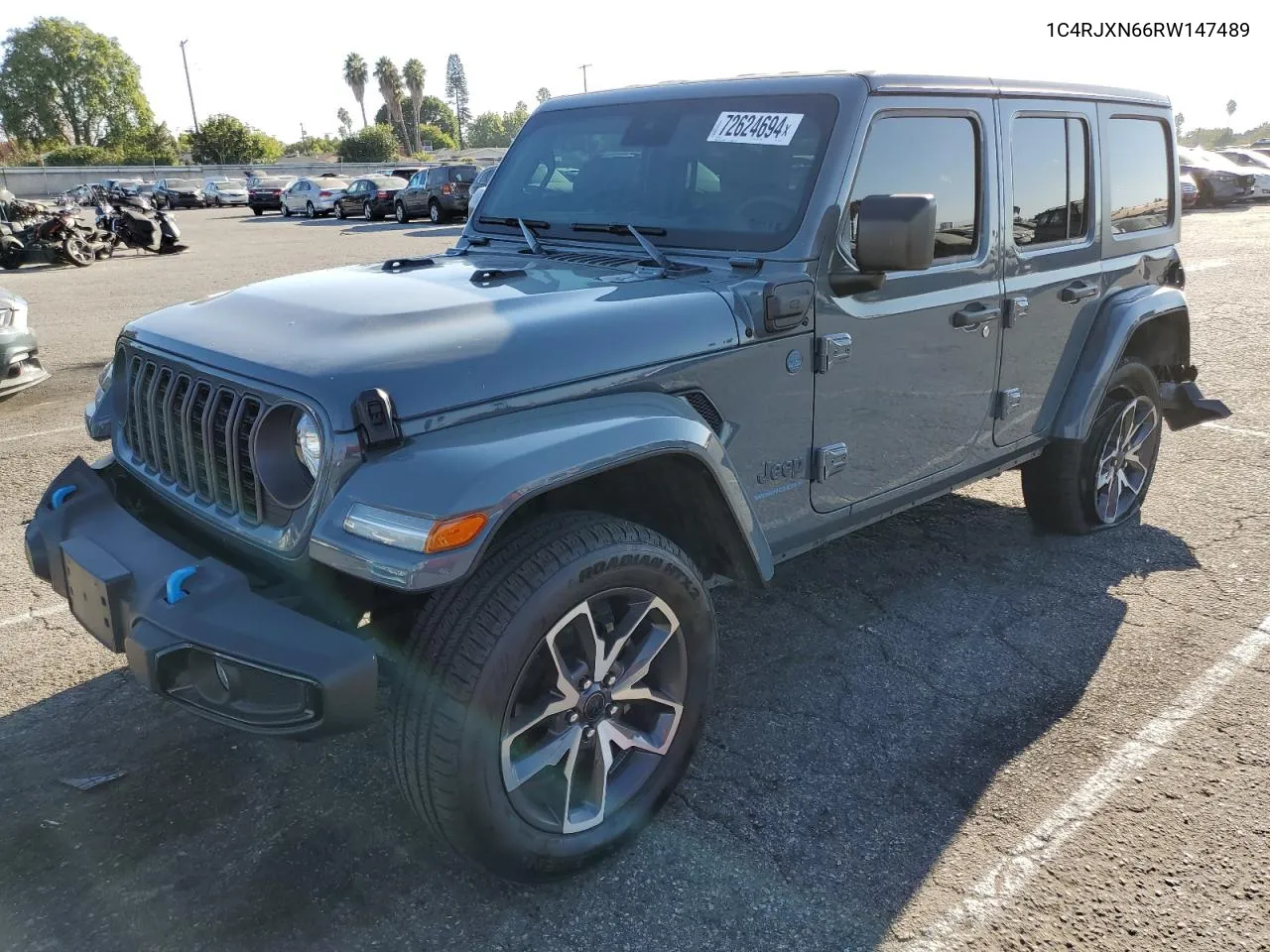 2024 Jeep Wrangler 4Xe VIN: 1C4RJXN66RW147489 Lot: 72624694