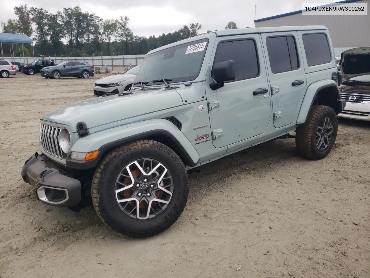 2024 Jeep Wrangler Sahara VIN: 1C4PJXEN9RW300252 Lot: 72705614