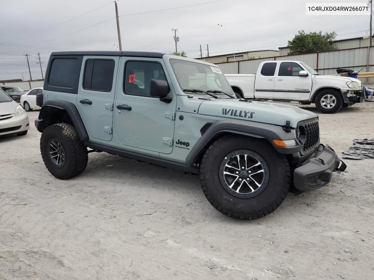 2024 Jeep Wrangler Sport VIN: 1C4RJXDG4RW266071 Lot: 73152464