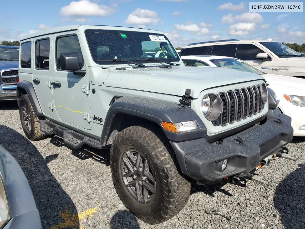 2024 Jeep Wrangler Sport VIN: 1C4PJXDN2RW110746 Lot: 73770234