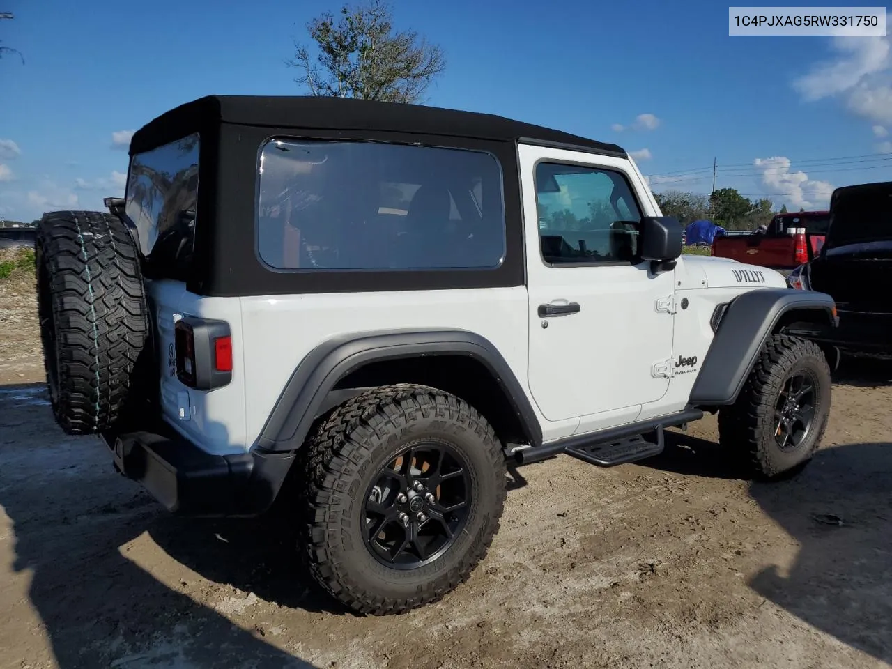 2024 Jeep Wrangler Sport VIN: 1C4PJXAG5RW331750 Lot: 73830944