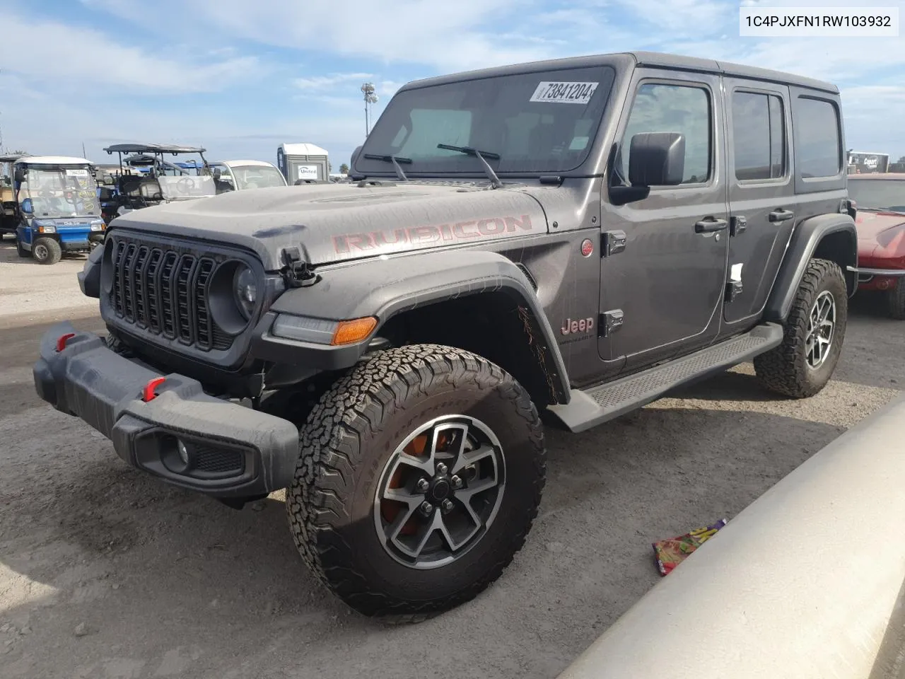 2024 Jeep Wrangler Rubicon VIN: 1C4PJXFN1RW103932 Lot: 73841204