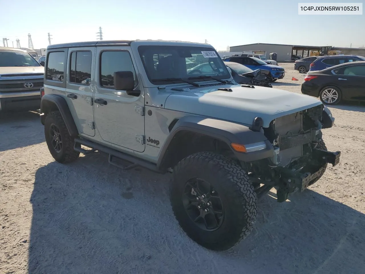 2024 Jeep Wrangler Sport VIN: 1C4PJXDN5RW105251 Lot: 74675374