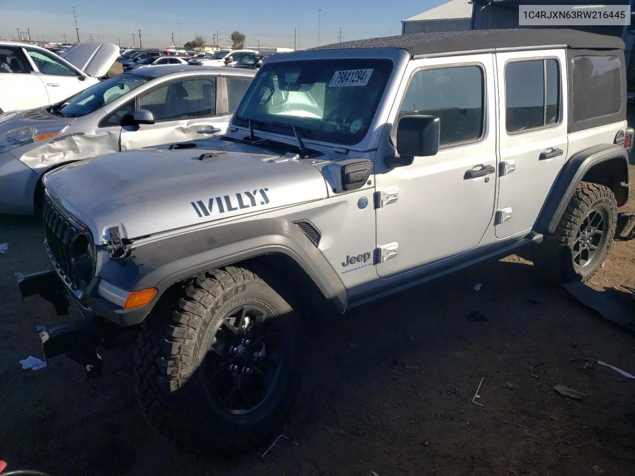 2024 Jeep Wrangler 4Xe VIN: 1C4RJXN63RW216445 Lot: 79841294