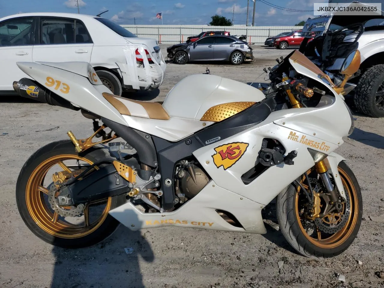 2006 Kawasaki Zx636 C1 VIN: JKBZXJC136A042555 Lot: 72403204